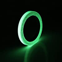 OurLeeme 15mm x 3m Cinta Luminosa Cinta de visión Nocturna Que Brilla en la Oscuridad Autoadhesivas Cintas de Seguridad…